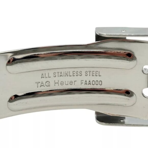 Vintage Men's 38mm Tag Heuer Automatic Gloss Black Dial Watch! Ref: WK2118-0! - Picture 10 of 10